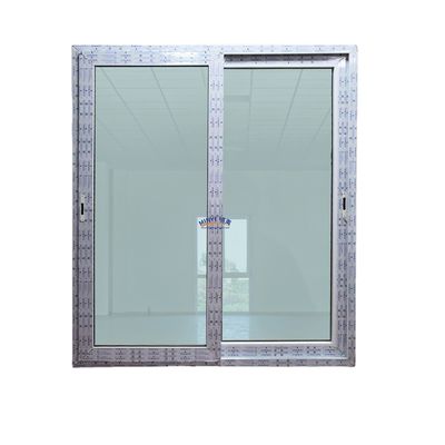 Energiebesparing Dubbelgehard glas UPVC PVC Schuifvensters Voor Patio Vinyl Glas Vensters