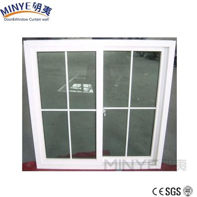Energiebesparing Dubbelgehard glas UPVC PVC Schuifvensters Voor Patio Vinyl Glas Vensters