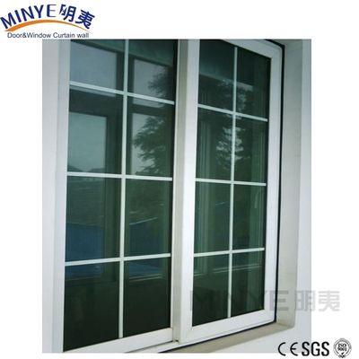 Energiebesparing Dubbelgehard glas UPVC PVC Schuifvensters Voor Patio Vinyl Glas Vensters