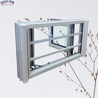 Villa Modern Design Aluminium Alloy Casement Venster met thermische breuk en aangepaste kleur