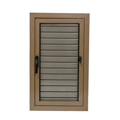 Op maat gemaakte grootte Aluminium met hand bediende deurluik in glas in op maat gemaakte kleuren