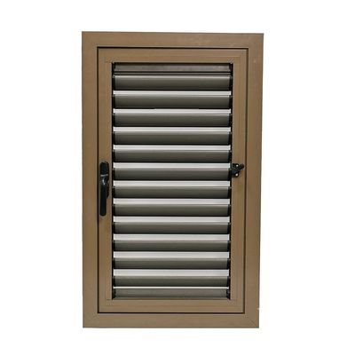 Op maat gemaakte grootte Aluminium met hand bediende deurluik in glas in op maat gemaakte kleuren