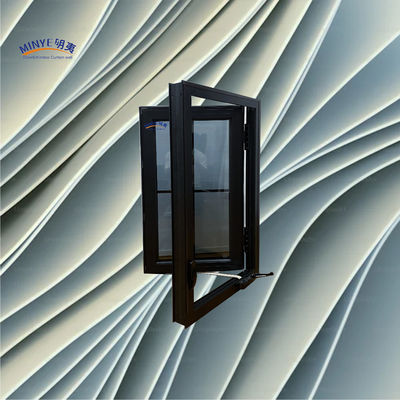 Moderne thermische doorbraak aluminium ruit met gespleten strook dubbel gehard glas