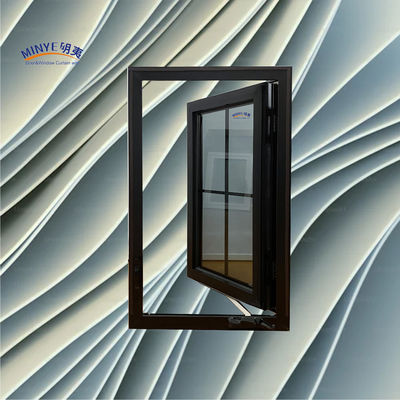Moderne thermische doorbraak aluminium ruit met gespleten strook dubbel gehard glas