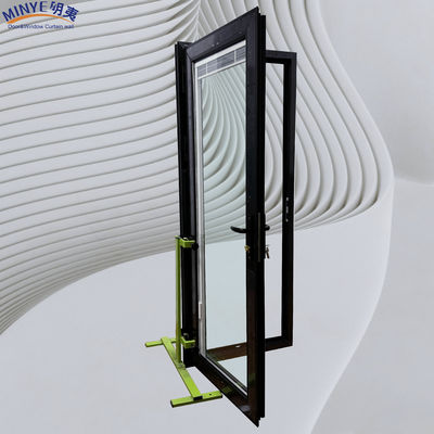 Persoonlijke grootte Aluminium Front Entry Franse Casement deuren voor huis interieur glas