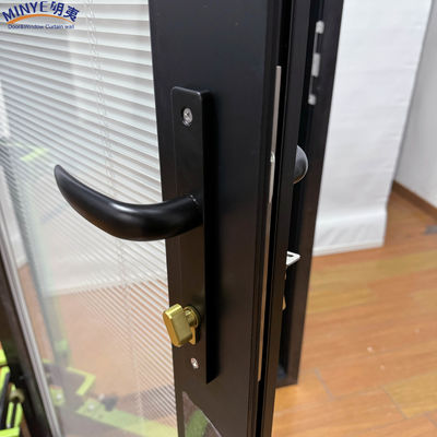 Persoonlijke grootte Aluminium Front Entry Franse Casement deuren voor huis interieur glas