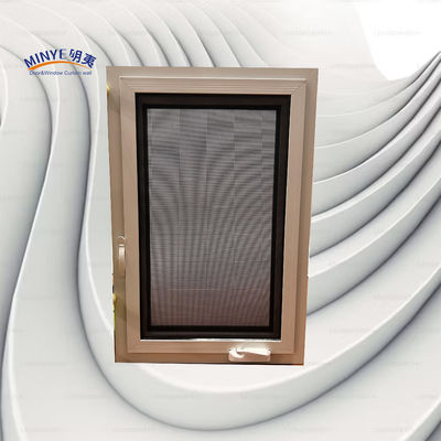Thermal Break Aluminium Casement Window met afneembare scherm en dubbelkleurig ontwerp