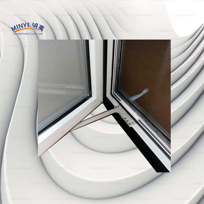 Thermal Break Aluminium Casement Window met afneembare scherm en dubbelkleurig ontwerp