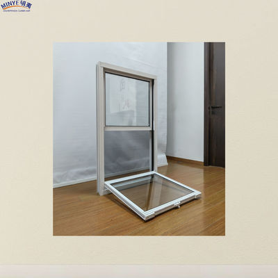 Dubbelgehard glas met aluminiumprofiel dubbelhangend venster voor wind- en warmte-isolatie