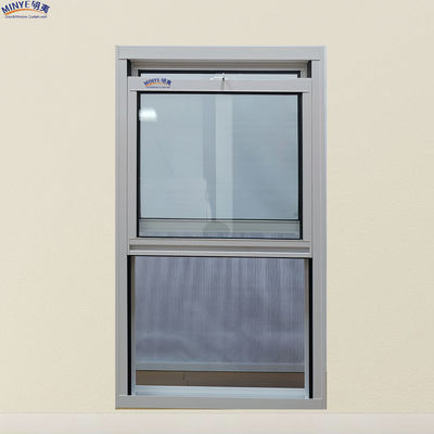 Dubbelgehard glas met aluminiumprofiel dubbelhangend venster voor wind- en warmte-isolatie
