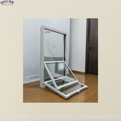 Dubbelgehard glas met aluminiumprofiel dubbelhangend venster voor wind- en warmte-isolatie