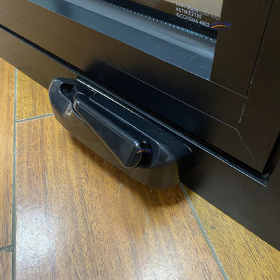 Swing Stijl Moderne Eenvoudige Warmte Isolatie en Waterdichte Orkaan Impact Frans Huis Aluminium Glas Venster Ontwerp