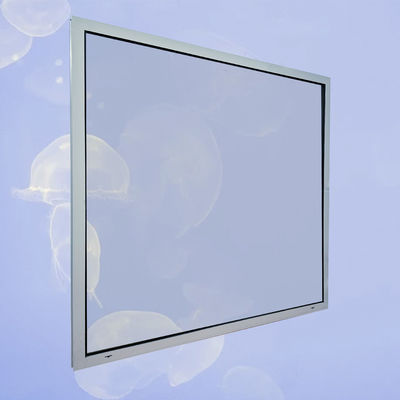 Aluminiumframe dubbelgehard glas zwart beeldvenster voor productpromotie