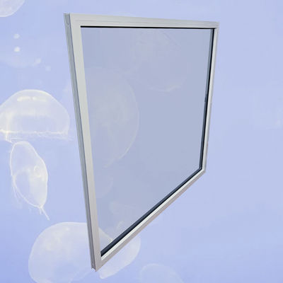 Aluminiumframe dubbelgehard glas zwart beeldvenster voor productpromotie