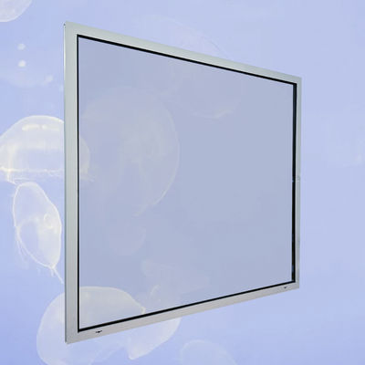 Aluminiumframe dubbelgehard glas zwart beeldvenster voor productpromotie