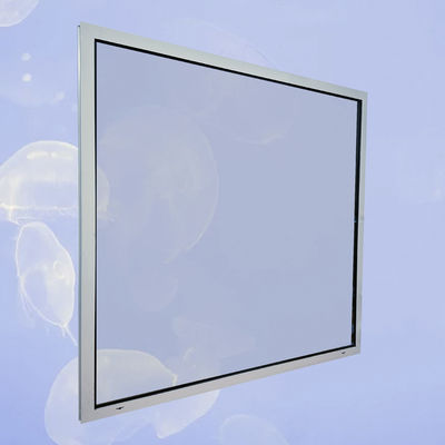 Aluminiumframe dubbelgehard glas zwart beeldvenster voor productpromotie