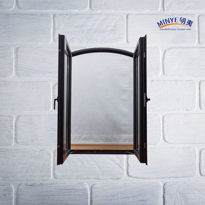 Ontwerp in Europese stijl met thermische breuk Aluminium ruit met dubbelgehard glas