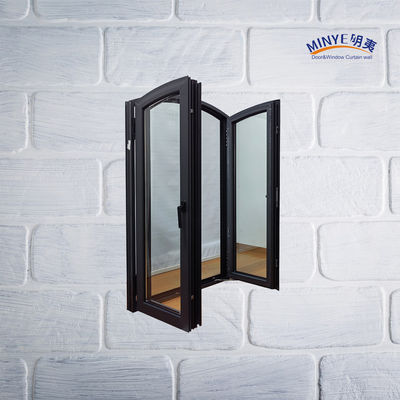 Ontwerp in Europese stijl met thermische breuk Aluminium ruit met dubbelgehard glas