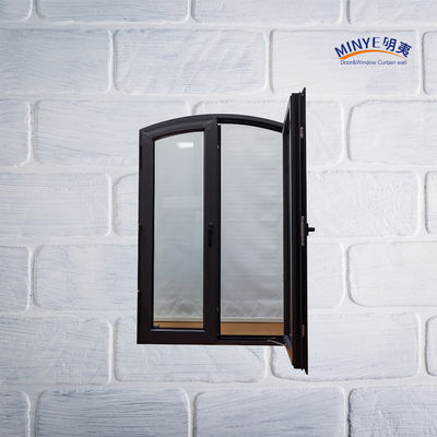 Ontwerp in Europese stijl met thermische breuk Aluminium ruit met dubbelgehard glas
