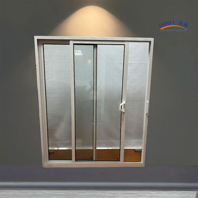 Chinese hardware aluminium schuifdeur met dubbelgehard glas en glasvezel scherm