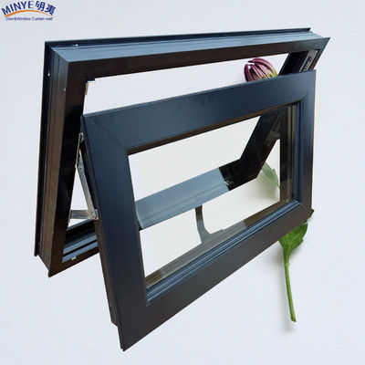 Op maat gemaakte villa Buiten Double Glazed Awning Windows met aluminium frame