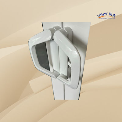 Buitenwarmtebreuk Aluminium schuifdeur met stapler en dubbelgehard glas