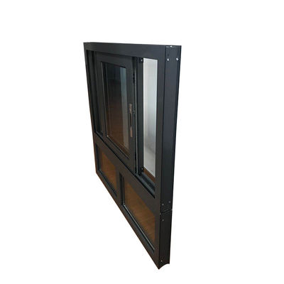77-serie Dubbelglazen aluminium schuifvenster met horizontale opening en materialen