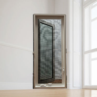 Zwart-wit American Casement Window met Aluminium Frame Customisable OEM