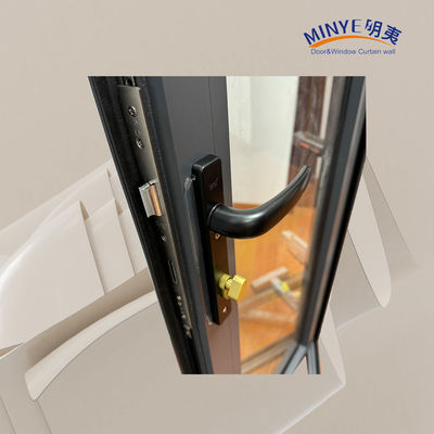 Gepersonaliseerde Kleur Aluminium legering Casement deur Sterk windweerstand en warmte-isolatie