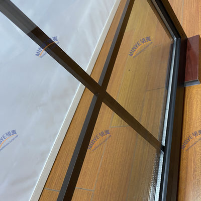 Gepersonaliseerde kleuren Thermal Break Aluminium Vaste venster met hoge sterkte en modern ontwerp