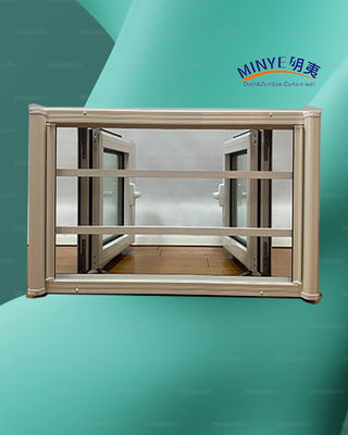 Bedroom Thermal Break Aluminium Casement Venster met goede windweerstand en dubbel glas
