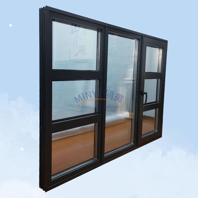 Hardware Chinese top aluminium kantel draai venster met op maat gemaakte kleuren en modern ontwerp