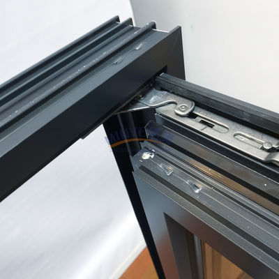 Hardware Chinese top aluminium kantel draai venster met op maat gemaakte kleuren en modern ontwerp