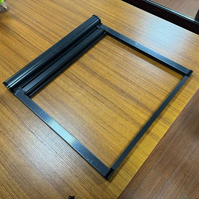 Moderne design aluminium rol glasvezel vliegscherm venster met goede windweerstand