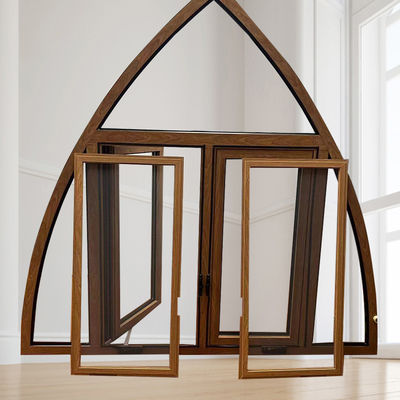 Moderne design Winddicht Aluminium Aluminium Frame Verticaal Swing Opening Window voor de markt