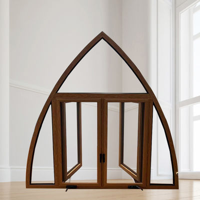 Moderne design Winddicht Aluminium Aluminium Frame Verticaal Swing Opening Window voor de markt