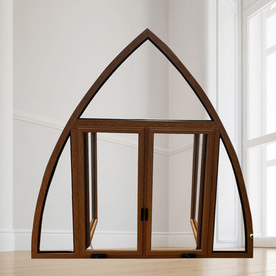 Moderne design Winddicht Aluminium Aluminium Frame Verticaal Swing Opening Window voor de markt