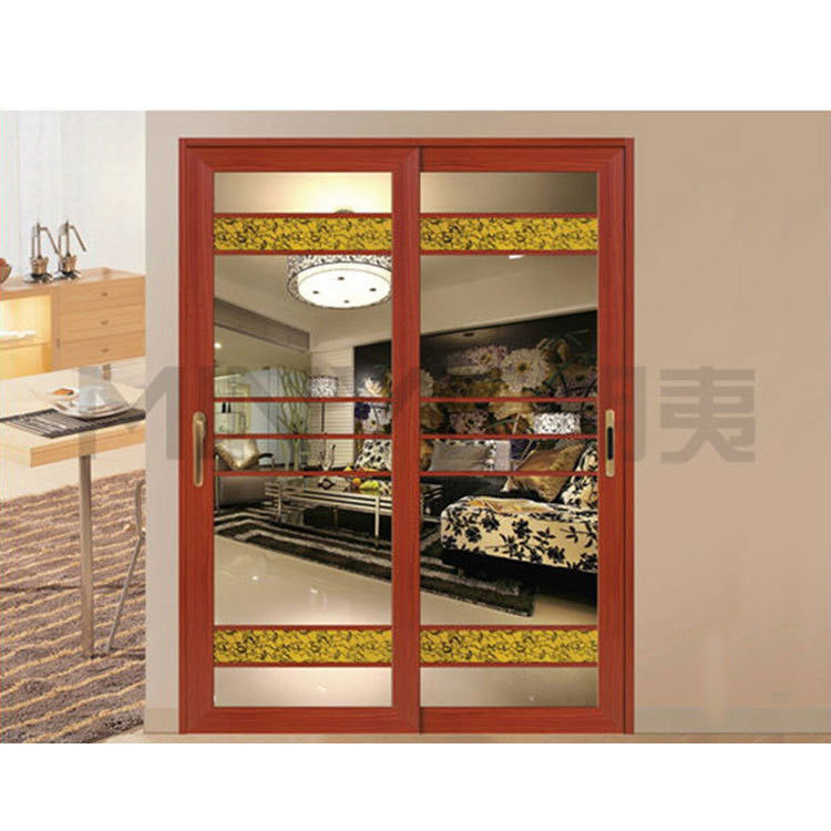 Glasdeur Eenvoudige en harmonieuze aluminium schuifdeuren met Chinese top hardware