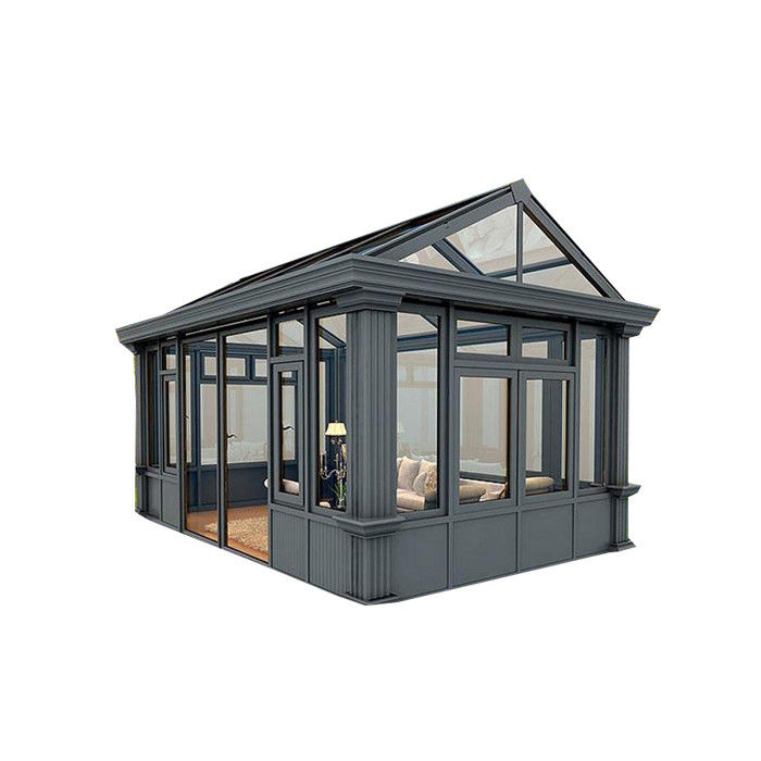 Zonnebaden Glashuizen Aluminium legering Glas accessoires voor Wintertuin in Shanghai