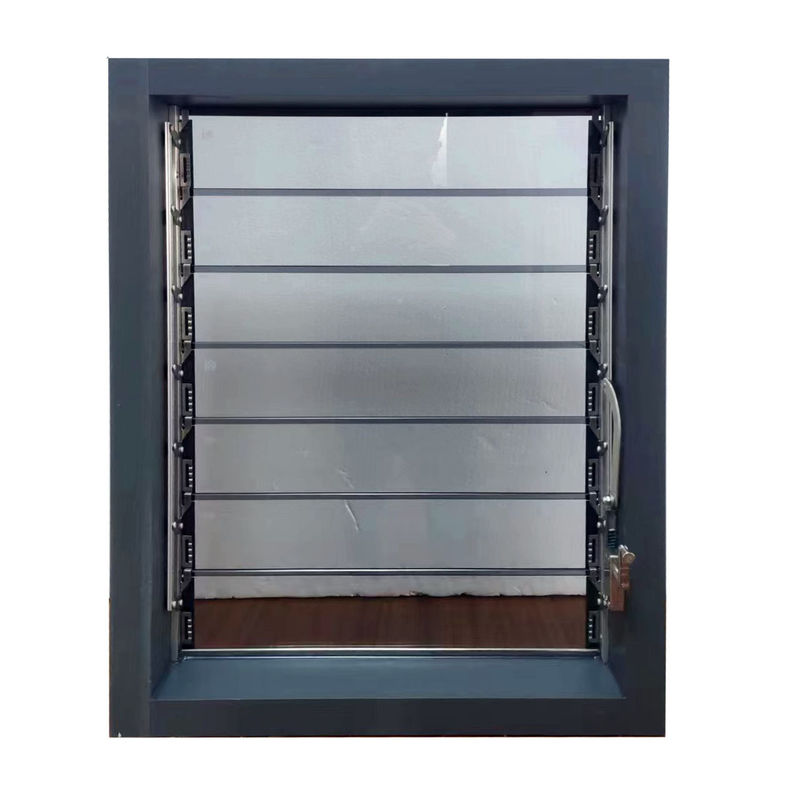 Gepersonaliseerde kleuren Buitenste Aluminium Louvers Ruitluik Glasblad Handleiding Windows