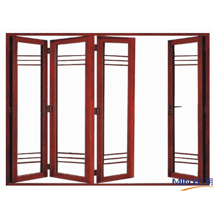 3 Rails Schuifvouw Bifold Door Accordion deuren van MINYI met maat