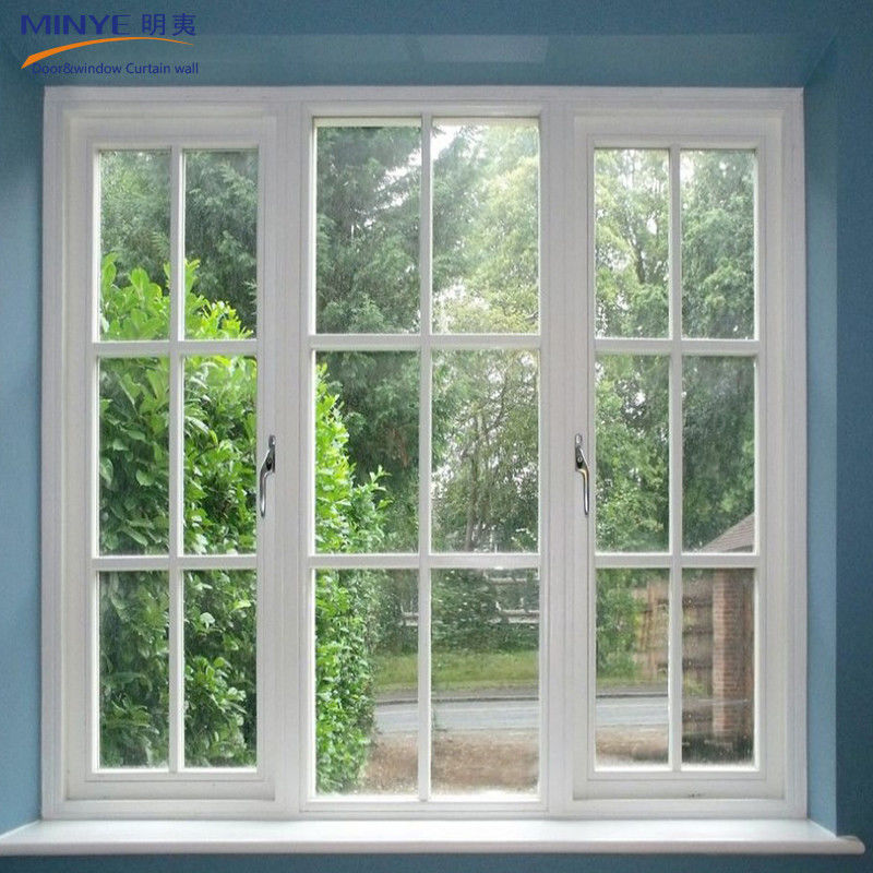Dubbelglas, op maat gemaakte grootte Upvc/Pvc-ruit voor warmte- en geluidsisolatie