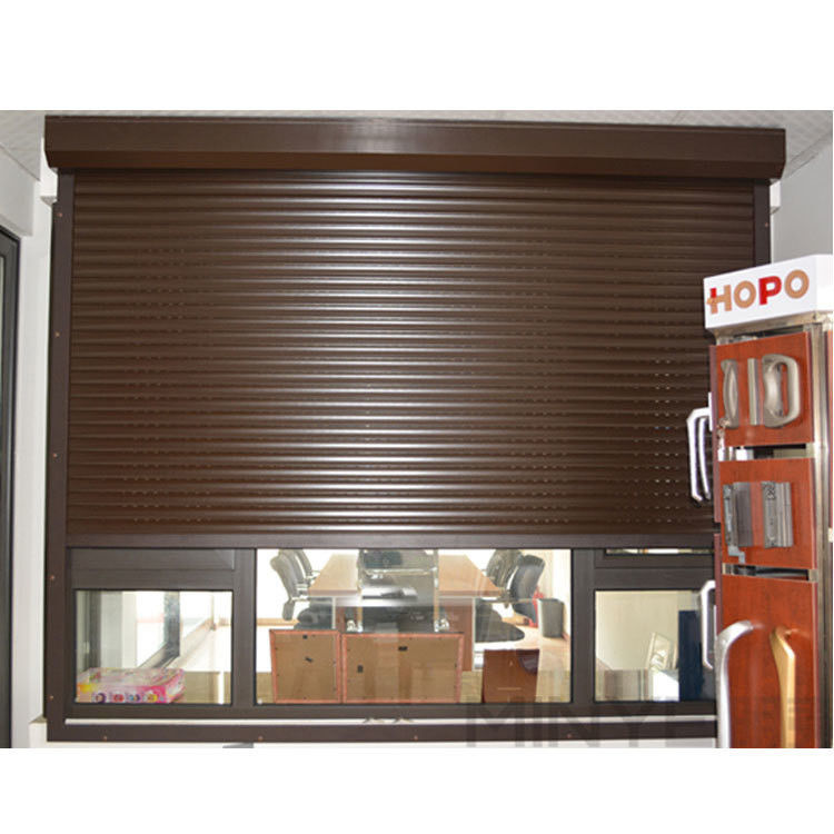 Afgeronde oppervlakte Japanse design Interieur Garage deuren met aluminium 6063-T5