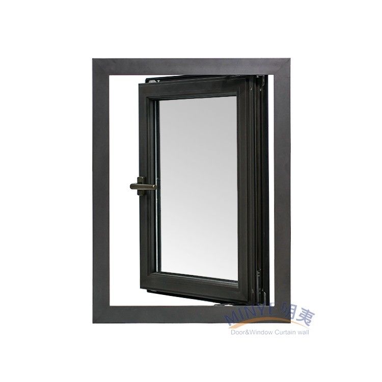 Geluidsdicht dubbele beglazing AS2047 Low-e Exterior Aluminium Storm Casement Swing Window