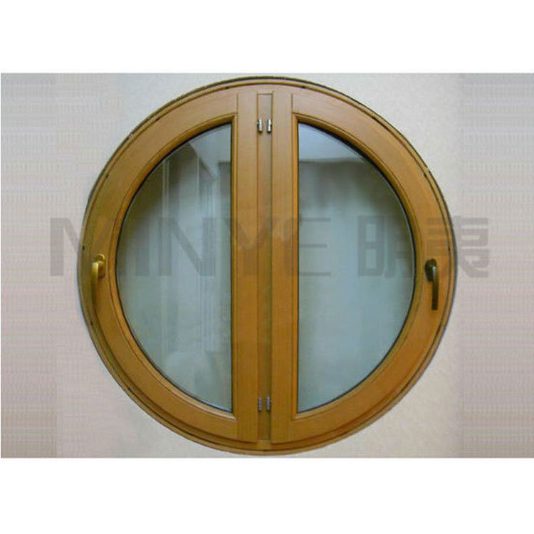 5 mm-12 mm glasspek cirkelvormig dubbel paneel schommelend rond venster Casement venster voor luchtstroom en esthetiek