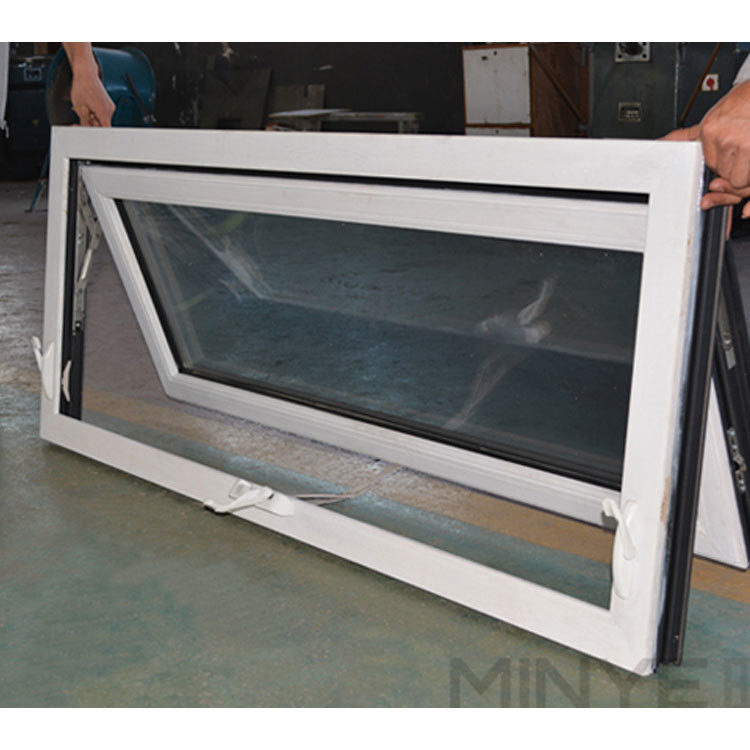 Dubbelgehard glas vensters Standard badkamer venster grootte voor aluminium profiel