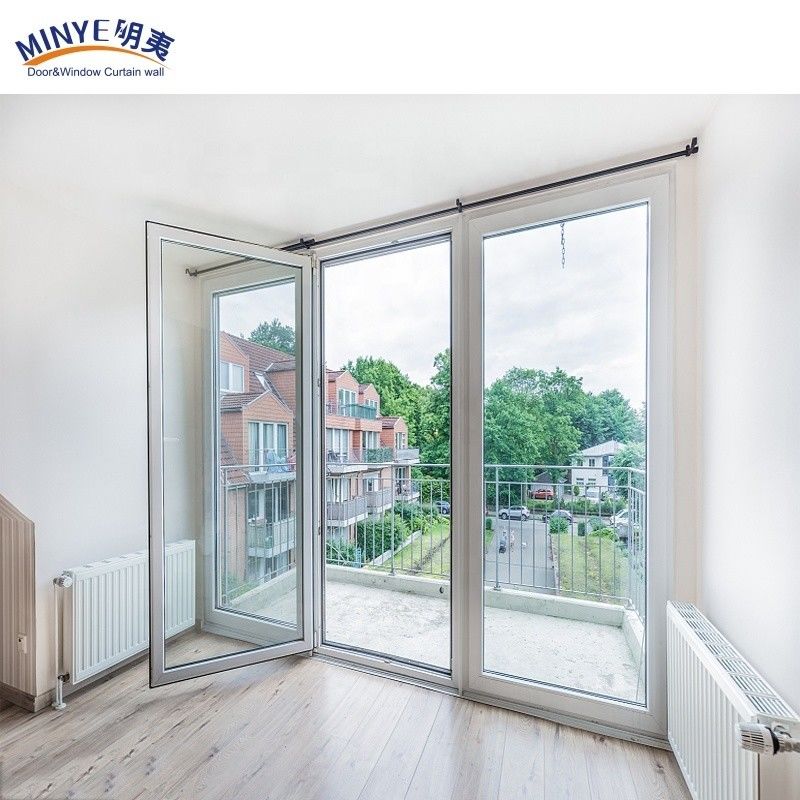 Villa's Interieur PVC Voordeuren 2,5 mm Dikte Modern Design Glasvezel Screen Net