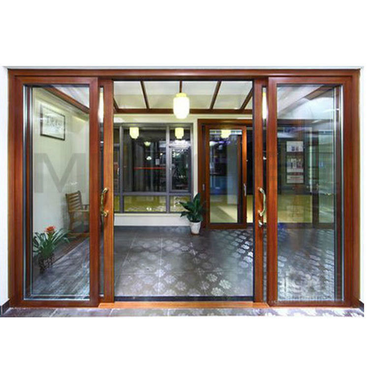 Customized Size Aluminium Interieur Dubbelglazen Schuifdeur voor Moderne Huizen