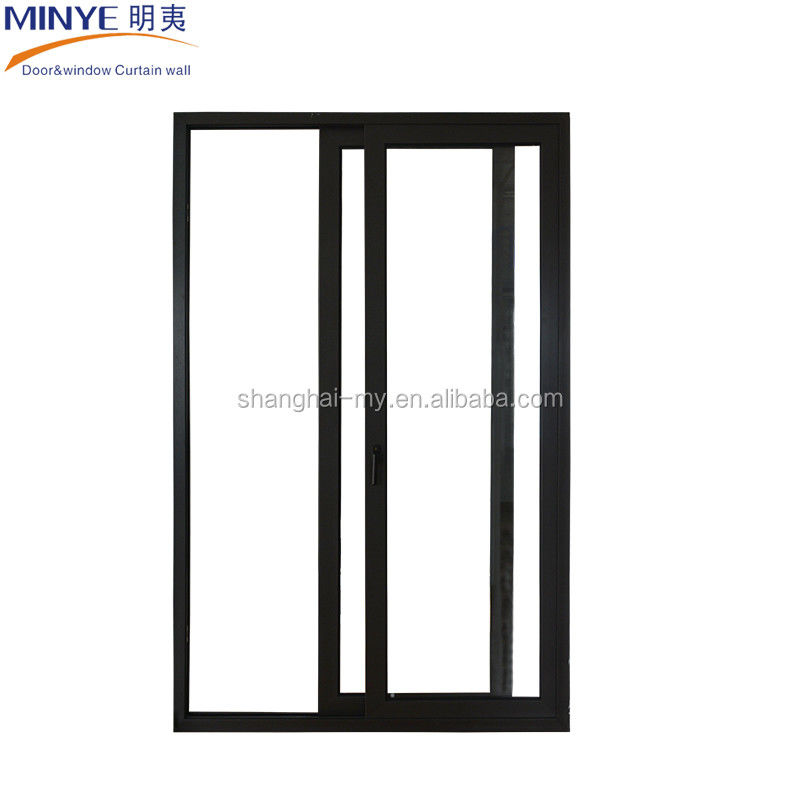 Aluminium gekleurde hout 3 paneel patio deuren met laag-E gehard glas schuifdeur