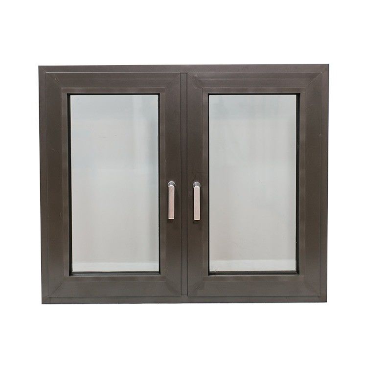 Thermal Break Aluminium Casement Venster met dubbel gehard glas en aangepaste kleuren